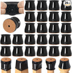 24 Pcs Chair Leg Floor Protectors by VIUME