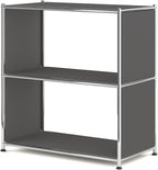 32-Inch 2-Tier Metal Bookcase, Open Shelf Storage Organizer by SIMPLINK