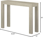 Plank+Beam Modern 46 Inch Console Table, Solid Pine Wood Entryway Table - Image 2