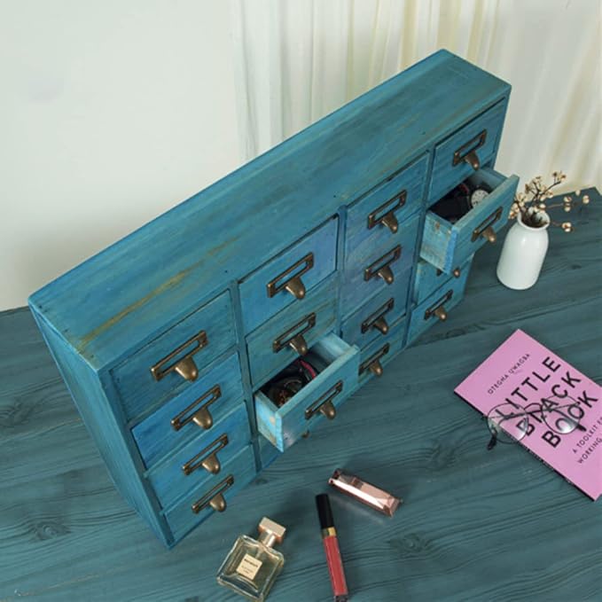 16 Drawers Apothecary Cabinet - Image 5