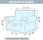 LURKA Stretch Chair Sofa Slipcovers 1 Piece Couch Covers - Image 6