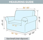 LURKA Stretch Chair Sofa Slipcovers 1 Piece Couch Covers - Image 6