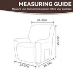 Cupuamon Recliner Chair Covers, Lazy Boy Recliner Covers Stretch Reclining - Image 2