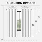 Joydeco 72 Inch Blackout Curtains - Image 8