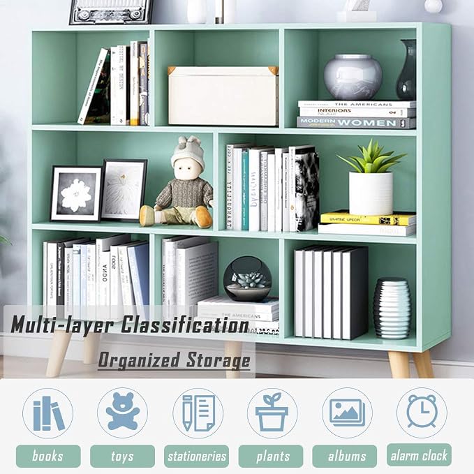 IOTXY Wooden Open Shelf Bookcase - Image 4