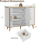 47.3" Modern Buffet Cabinet - Image 2