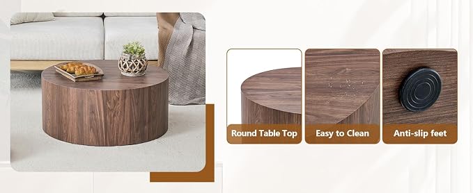 23.6'' Modern Round Coffee Table - Image 8