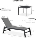 PURPLE LEAF Outdoor Chaise Lounge - Image 2