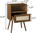 Veegle Nightstand, Modern Bedside Table - Image 2
