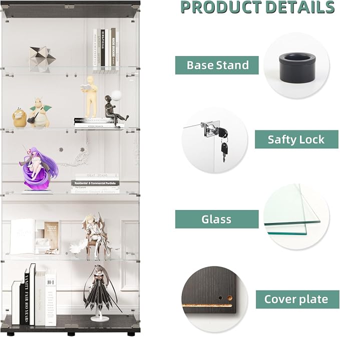 FANYUSHOW Glass Display Cabinet - Image 5