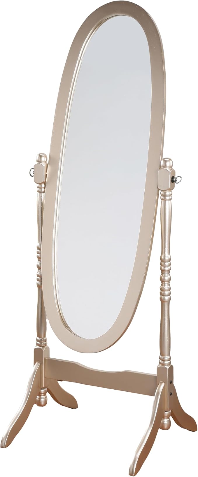 Roundhill Furniture Queen Anna Style Floor Cheval Mirror - Image 5