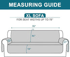 Turquoize 100% Waterproof Sofa Covers Couch Cover Sofa Cover - Image 5