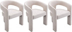 VESCASA Linen Barrel Dining Chair - Image 3