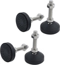 Antrader 4Pcs M10 Thread Adjustable Foot Cups Reinforced Nylon Base 48mm by Antrader