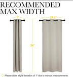 NICETOWN Room Darkening Draperies Window Curtain Panels, Thermal Insulated - Image 7