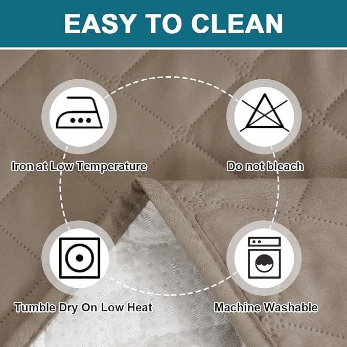 Turquoize 100% Waterproof Sofa Covers Couch Cover Sofa Cover - Image 6