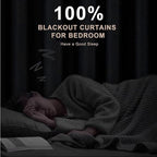 INOVADAY 100% Blackout Linen Curtains - Image 2