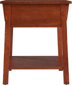 Leick Home Mission End Table, Solid Wood, 1 Storage Drawer, Secret Compartment - Image 5
