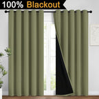 Yakamok 100% Blackout Curtains, Noise Reduction and Privacy Curtains - Image 2