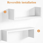SRIWATANA Floating Shelves for Wall, Wall Shelves for Bathroom, Living Room - Image 8