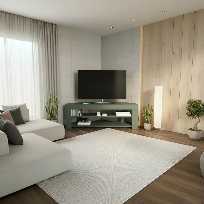 Decorotika Rita Modern Corner TV Stand - Image 2