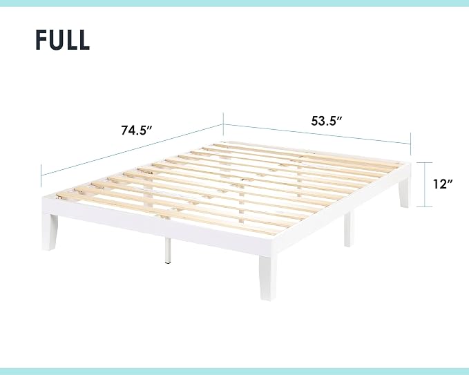Mellow Naturalista Classic 12 Inch Solid Wood Platform Bed - Image 2