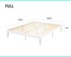 Mellow Naturalista Classic 12 Inch Solid Wood Platform Bed - Image 2
