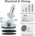 4 Set M10 Swivel Adjustable Leveling Feet, Heavy Duty Height Adjuster Furniture - Image 7