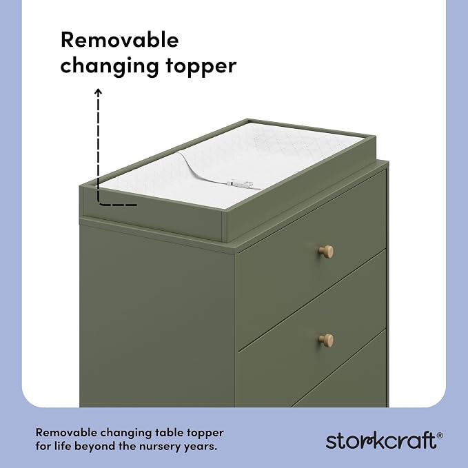 Storkcraft California 3-Drawer Chest - Image 7