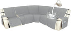 Arfntevss Recliner Sectional Couch Covers 1OO% Waterproof L Shape Sofa Cover by Arfntevss