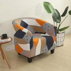 SearchI Club Chair Slipcover Stretch Barrel Chair Covers Printed Tub Chair - Image 8