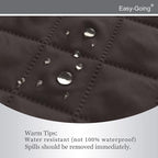 Easy-Going Reversible Couch Cover, Recliner 22 in, Chocolate/Chocolate | - Image 4