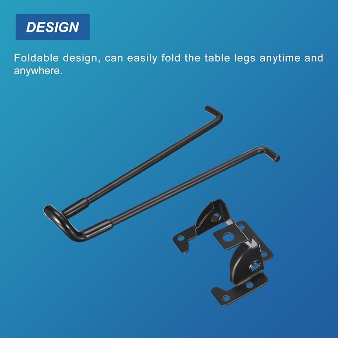 uxcell Folding Table Legs - Image 3