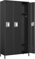 Metal Locker Storage Locker, Assemble Required by Anxxsu