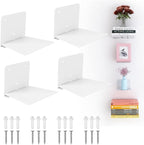 Fentec Invisible Floating Bookshelf, Wall Mounted Floating Bookshelves by Fentec