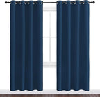 NICETOWN Moroccan Blue Blackout Curtains 78" Long, 2 Pieces - Image 2