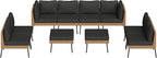 Aoxun 10 Piece Patio Furniture Set, 10 Seats Outdoor Sectional Sofas - Image 9