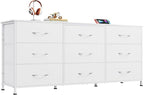 WLIVE 54''W Dresser for Bedroom, 65 inch TV, Wide Chest of Drawers by WLIVE