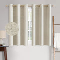 MIULEE 100% Blackout Linen Curtains by MIULEE