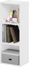Furinno Pasir 3-Tier No Tool Assembly Open Shelf Bookcase by Furinno-FitsYourSpaceFitsYourBudget