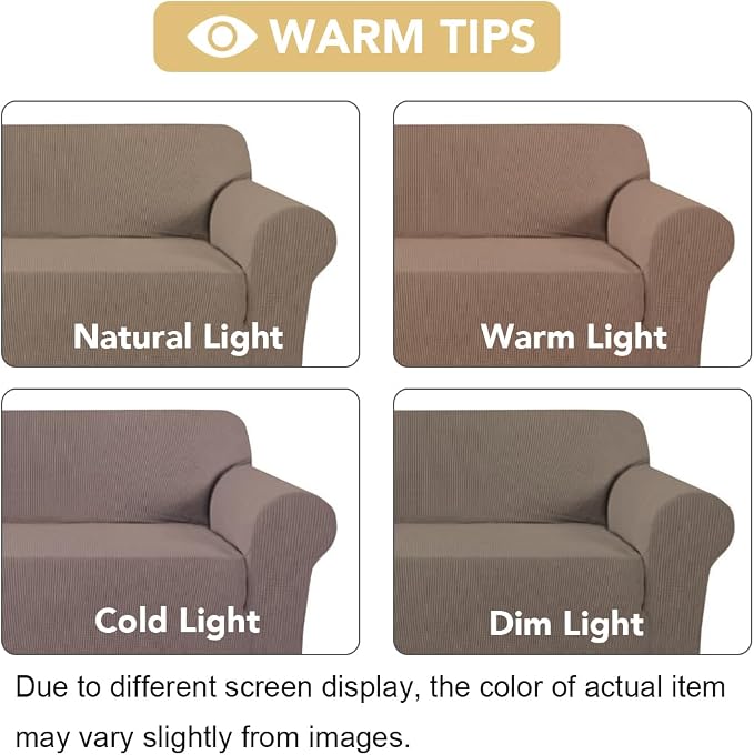 H.VERSAILTEX Stretch Chair Slipcover Sofa Cover Furniture Protector Cover High - Image 3