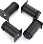 OwnMy 4PCS 4 Inch Furniture Legs Feets Metal Cabinet Legs, Adjustable Round - Image 2