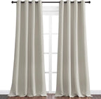 NICETOWN Natural Room Darkening Curtains 108" Long - Image 2