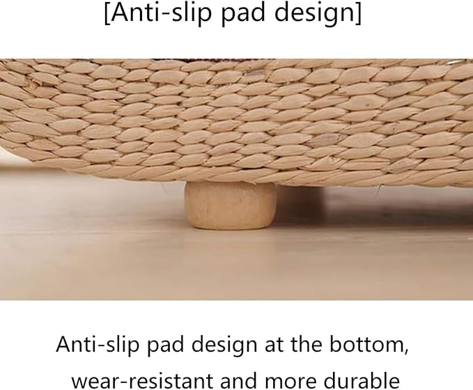 Solid Wood Japanese-Style Table and Stool Set, Including Tatami Tea Table - Image 5