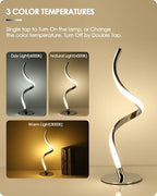 Yarra-Decor Modern Spiral Bedside Lamp - Image 2