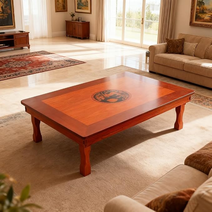Folding Table, Korean Solid Wood Dining Table/Study Table/Coffee Table/Kang - Image 4