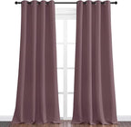 NICETOWN Dry Rose Blackout Curtains 120" Long - Image 2
