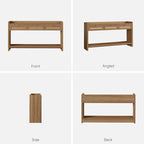 SICOTAS 60" Rattan Console Table - Image 9