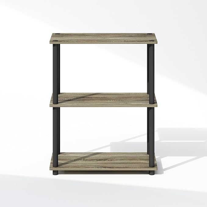 Furinno Turn-N-Tube Book Shelf, 3-Tier Bookshelf, Bookcase - Image 5