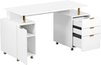 Elegant 57" W Executive Desk - Image 7